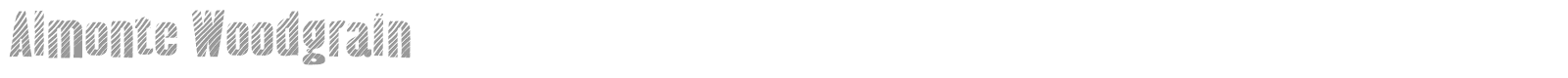Almonte font preview